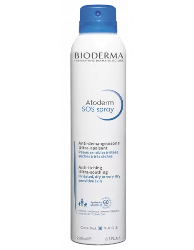 Bioderma Atoderm SOS Spray efect calmant pentru piele sensibila, 200ml - CREME-SI-LOTIUNI - BIODERMA