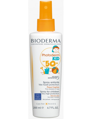 Bioderma Photoderm Kid Spray SPF 50+, 200ml - PROTECTIE-SOLARA-COPII - BIODERMA