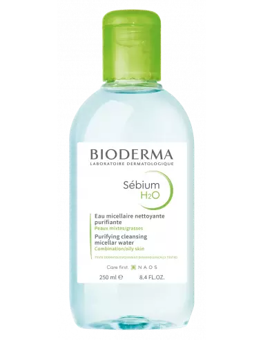 Bioderma Sebium H2O apa micelara pentru ten gras/mixt, 250ml - ACNEE - BIODERMA