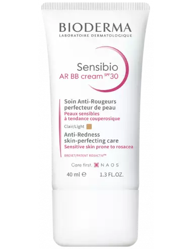 Bioderma Sensibio AR BB Cream crema pentru ten sensibil cu roseata, SPF30, 40ml - CREME-HIDRATARE - BIODERMA