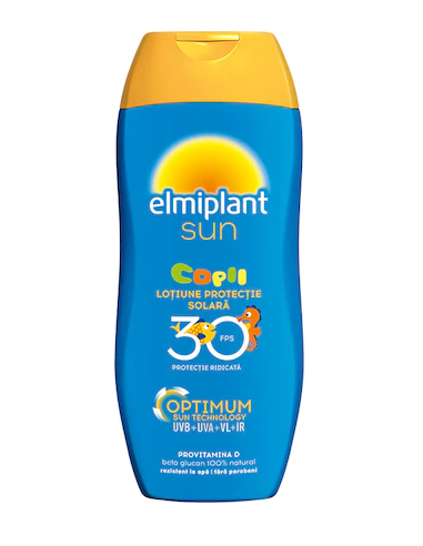 Lotiune cu protectie solara Elmiplant Sun Kids SPF 30 pentru copii, 200 ml - PROTECTIE-SOLARA-COPII - ELMIPLANT
