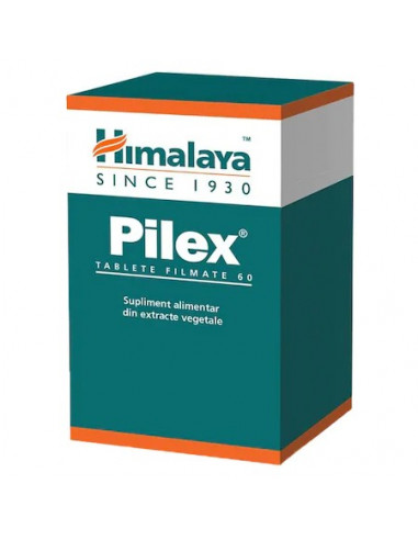 Pilex 60 comprimate, Himalaya - HEMOROIZI - HIMALAYA