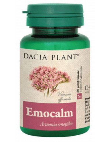 Dacia Plant Emocalm, 60 comprimate - STRES-SI-SOMN - DACIA PLANT