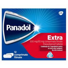 Panadol Extra, 12 comprimate, GSK