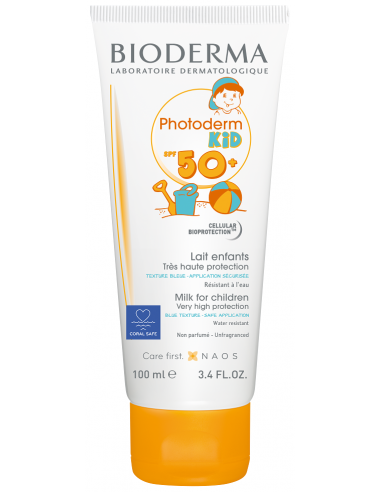 Bioderma Photoderm Kid Lapte Colorat SPF50+, 100ml - PROTECTIE-SOLARA-COPII - BIODERMA