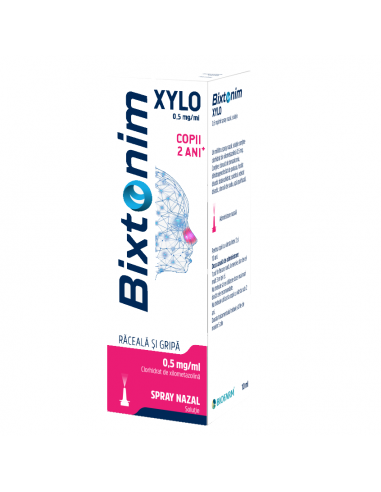 Bixtonim Xylo 0.5mg/ml spray nazal, 10ml, Biofarm - NAS-INFUNDAT - BIOFARM