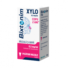 Bixtonim Xylo  0.5 mg/ml solutie nazala, 10ml, Biofarm