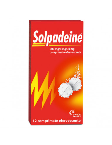 Solpadeine, 12 comprimate efervescente , Omega Pharma - DURERE-SI-FEBRA - GSK SRL OMEGA PHARMA