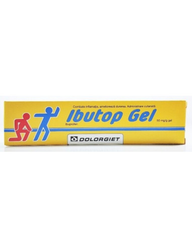 Ibutop gel 50 mg/g, 50 g, Dolorgiet - ARTICULATII-SI-SISTEM-OSOS - ZDROVIT