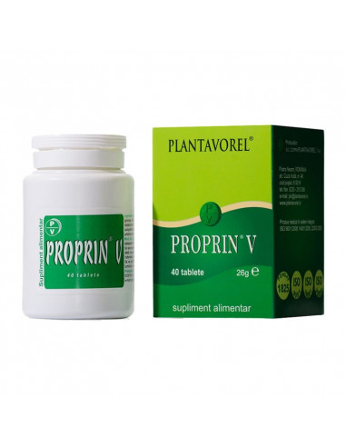 Proprin V, 40 comprimate, Plantavorel - AFECTIUNI-ALE-PROSTATEI - PLANTAVOREL