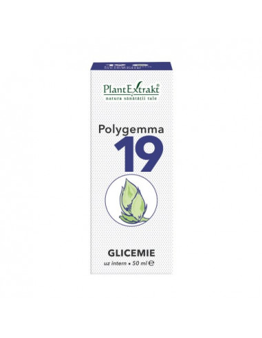 Polygemma 19, glicemie, 50ml, Plant Extrakt - DIABET - PLANTEXTRAKT