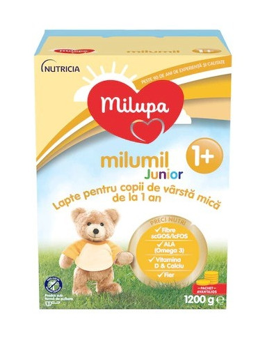Milumil Junior PreciNutri formula lapte de crestere, +1 an, 1200 g, Milupa - FORMULE-LAPTE - MILUPA