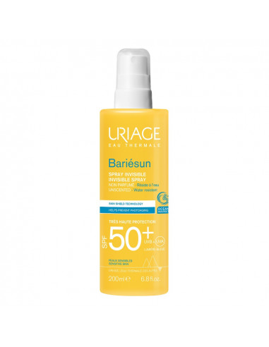 Spray invizibil fara parfum pentru protectie solara Bariesun, SPF 50+, 200 ml, Uriage - PROTECTIE-SOLARA-ADULTI - URIAGE