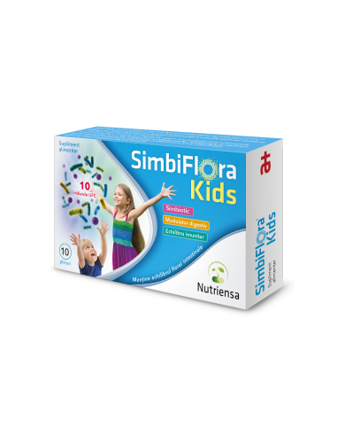 SimbiFlora Kids, 10 plicuri, Nutriensa - IMUNITATE - NUTRIENSA
