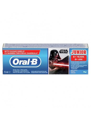 Pasta de dinti Oral B Junior Star Wars, 75 ml, 6+ ani - PASTA-DE-DINTI - ORAL B