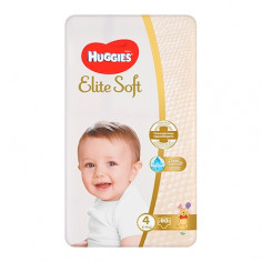 Scutece Huggies Elite Soft, NR 4, 8-14kg, 60 bucati