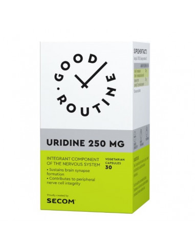 Secom Good Routine Uridine 250mg, 30 capsule - MEMORIE-SI-CONCENTRARE - SECOM