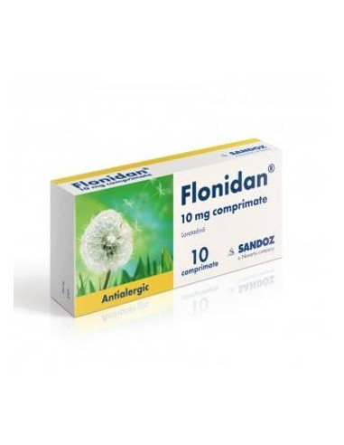 Flonidan 10 mg, 10 comprimate, Sandoz - ALERGII - SANDOZ