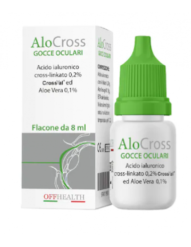 Solutie oftalmica lubrifianta AloCross, 8 ml, OFF Italia - AFECTIUNI-ALE-OCHILOR - OFF ITALIA SRL