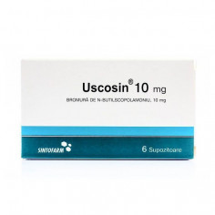 Uscosin 10 mg, 6 supozitoare, Sintofarm
