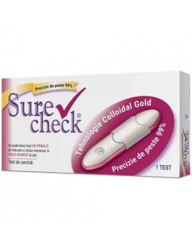Test de sarcina tip caseta Sure Check - TESTE-SARCINA - BLUE CROSS