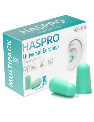 Haspro Multi10 Dopuri Urechi Mint, 20 bucati - AFECTIUNI-ALE-URECHII - PANSIPROD