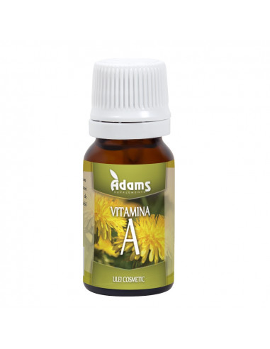 Ulei cosmetic Vitamina A (AL50), 10 ml, Adams Vision - ULEI-CORP - ADAMS VISION