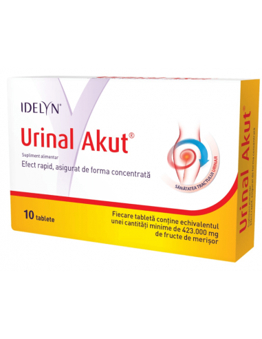Urinal Akut, 10 tablete, Walmark - INFECTII-URINARE - WALMARK