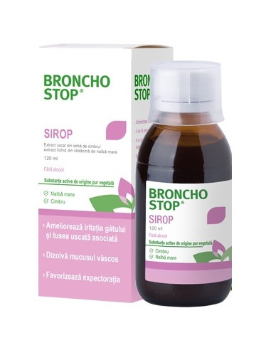 Bronchostop sirop, 120 ml, Kwizda Pharma - TUSE-GRIPA - KWIZDA PHARMA