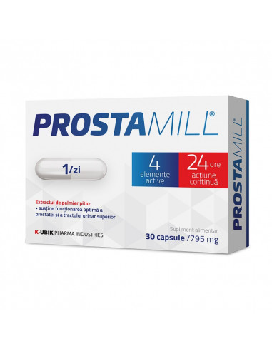 Prostamill, 30 capsule, K-UBIK Pharma - AFECTIUNI-ALE-PROSTATEI - K-UBIK PHARMA