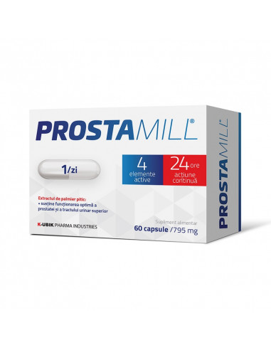 Prostamill, 60 capsule, K-UBIK Pharma - AFECTIUNI-ALE-PROSTATEI - K-UBIK PHARMA
