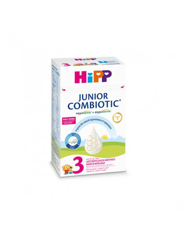 Lapte praf formula de crestere Junior Combiotic 3, 500gr, Hipp - FORMULE-LAPTE - HIPP