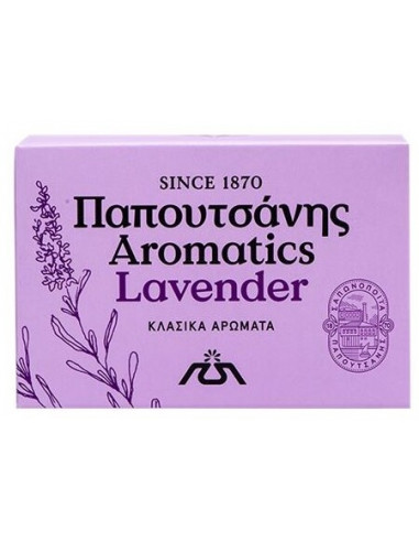 Sapun de toaleta Aromatics Lavender, 100 g - SAPUNURI - PAPOUTSANIS
