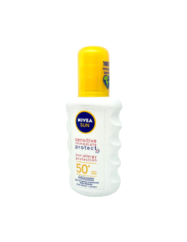 Nivea Sun Sensitive Immediate Protect soothes FPS50+, 200ml - PROTECTIE-SOLARA-ADULTI - NIVEA