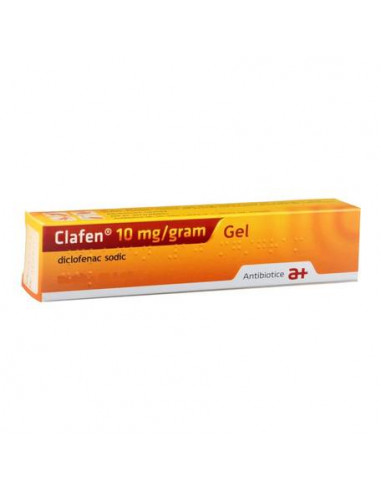 Clafen 10mg/g gel, 100 g, Antibiotice - ARTICULATII-SI-SISTEM-OSOS - ANTIBIOTICE