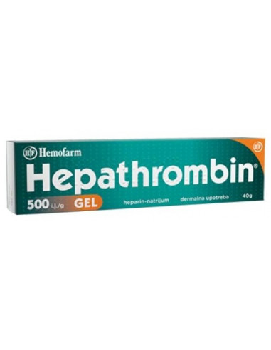 Hepathrombin gel 500UI/g, 40 g, Hemofarm - AFECTIUNI-ALE-CIRCULATIEI - STADA M&D SRL