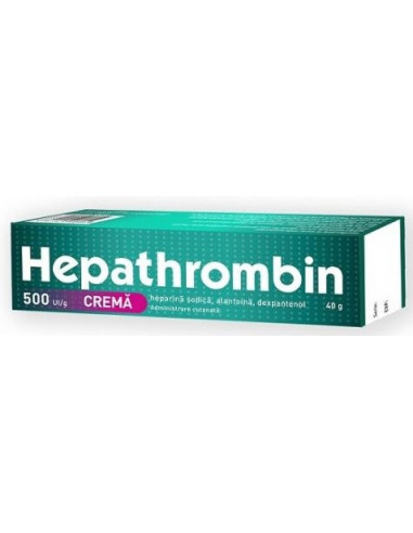 Hepathrombin 500UI/g crema, Hemofarm -  - STADA M&D SRL
