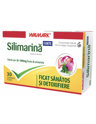 Silimarina Forte, 30 comprimate, Walmark - HEPATOPROTECTOARE - WALMARK