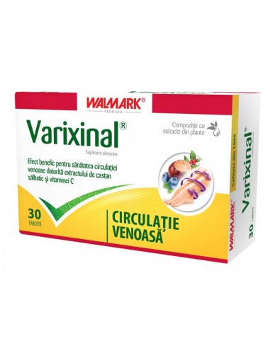 Varixinal, 30 tablete, Walmark - AFECTIUNI-ALE-CIRCULATIEI - WALMARK