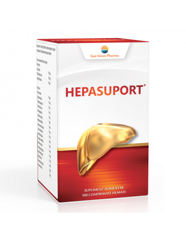 Hepasuport, 100 comprimate, SunWavePharma - HEPATOPROTECTOARE - SUNWAVE