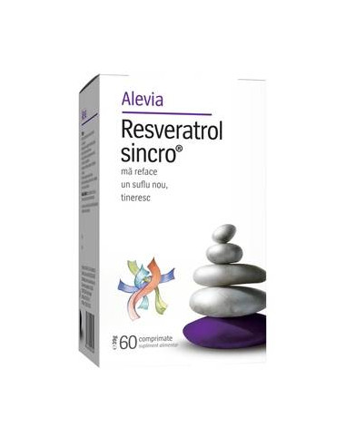 Alevia Resveratrol, 60 comprimate - AFECTIUNI-CARDIOVASCULARE - ALEVIA