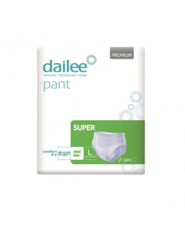 Scutece tip chilot Dailee Pants Adult Super L , 14 bucati - SCUTECE-PENTRU-ADULTI - ACTUAL