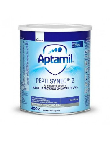 Aptamil Pepti 2 Syneo formula speciala, de la 6 luni, 400 g, Nutricia - FORMULE-LAPTE - APTAMIL