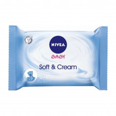 Nivea Baby Servetele Soft Cream, 63 bucati