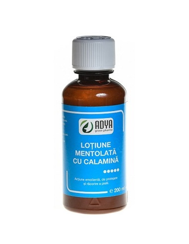 Lotiune mentolata cu calamina, 200 ml, Adya - PRURIT - ADYA GREEN PHARMA