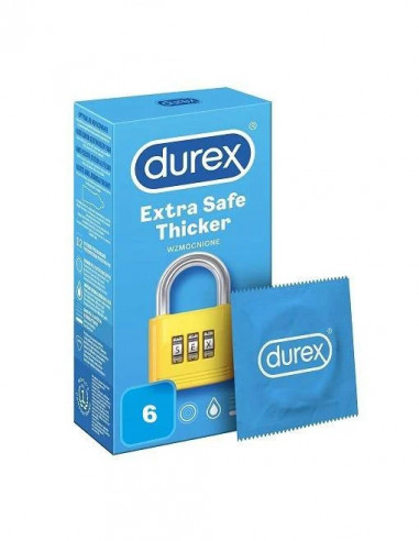 Durex Prezervative Extra Safe, 6 bucati - PREZERVATIVE - DUREX