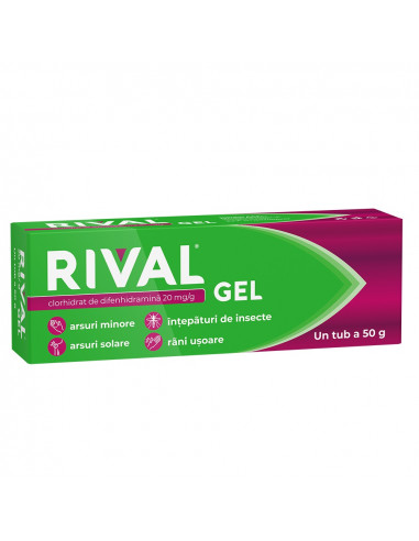 Rival gel 20 mg/g, 50g, Fiterman - ALERGII - FITERMAN