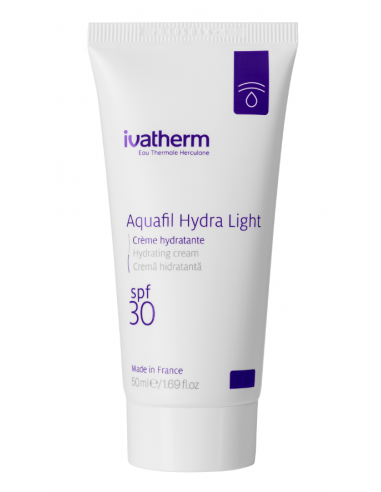 Ivatherm Aquafil Hydra Light SPF 30 Crema hidratanta fata, piele deshidratata, 50ml - CREME-HIDRATARE - IVATHERM