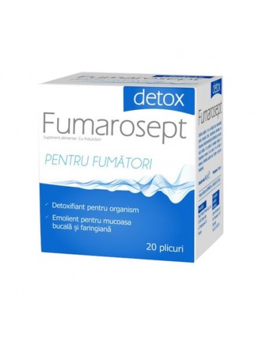 Fumarosept detox, 20 plicuri, Zdrovit - PENTRU-FUMATORI - ZDROVIT