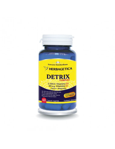 Detrix complex, 60 capsule vegetale, Herbagetica -  - HERBAGETICA